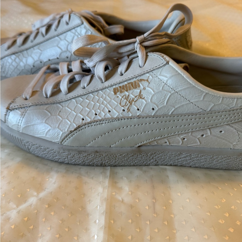 Puma Clyde Sneakers Men’s Size 13 Leather - Picture 7 of 12
